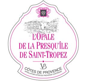 L'Opale de La Presqu'ile de St Tropez Provence - Rose label