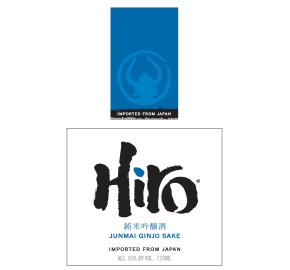 Hiro Junmai - Ginjo Sake label