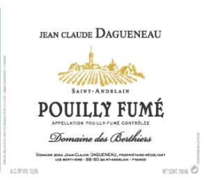 Jean Claude Dagueneau - Saint Andelain - Pouilly Fume label