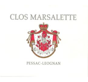 Clos Marsalette Blanc label