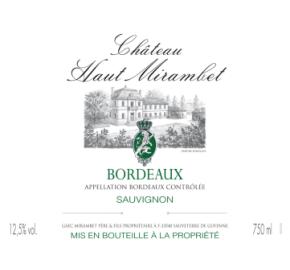 Chateau Haut Mirambet label