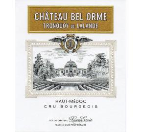 Chateau Bel-Orme Tronquoy de Lalande (from Chateau Rauzan-Gassies) label