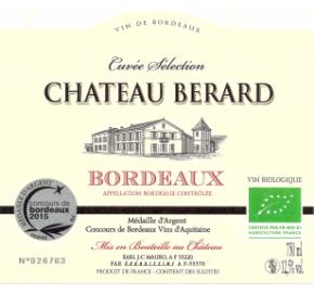 Chateau Berard label