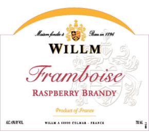 Willm - Framboise - Raspberry Brandy label