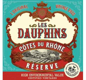 Les Dauphins - Cotes Du Rhone Rose Reserve label