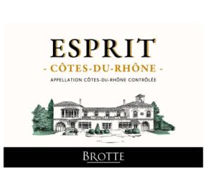 Brotte - Esprit - Cotes du Rhone label