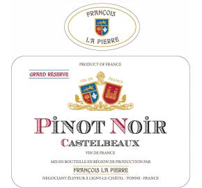 Francois La Pierre - Castelbeaux Pinot Noir label