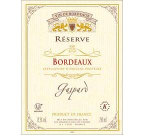 Gaspard Reserve label