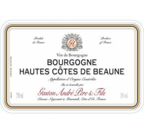 Gaston Andre - Bourgogne Hautes Cotes de Beaune Rouge label