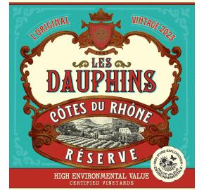 Les Dauphins - Cotes Du Rhone Reserve Blanc label