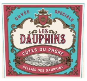 Les Dauphins - Cotes Du Rhone Reserve Blanc label