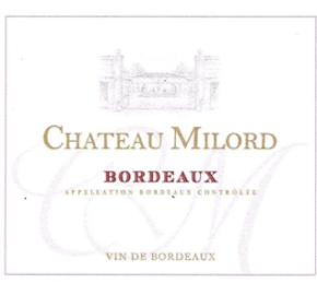 Chateau Milord label