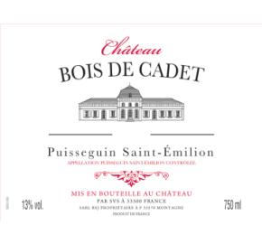 Chateau Bois de Cadet label
