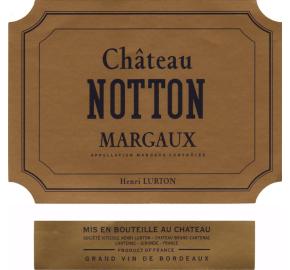 Chateau Notton label