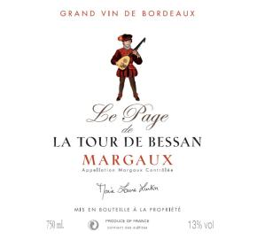 Le Page de la Tour de Bessan Margaux label
