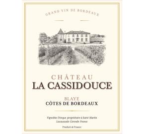 Chateau La Cassidouce label