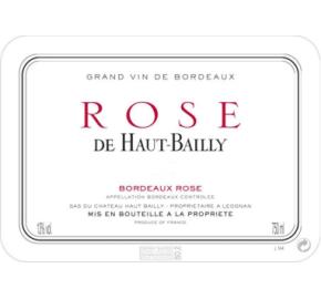 Rose de Haut-Bailly label