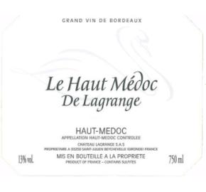 Le Haut Medoc De Lagrange label