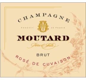 Champagne Moutard - Brut Rose de Cuvaison label