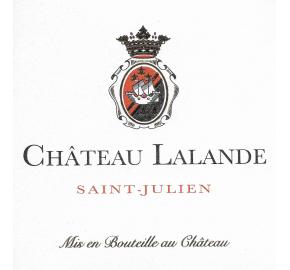 Chateau Lalande label