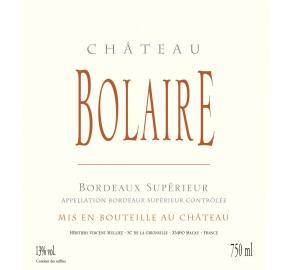Chateau Bolaire label