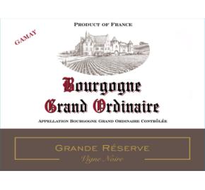 Grand Ordinaire - Grand Reserve Vigne Noir label