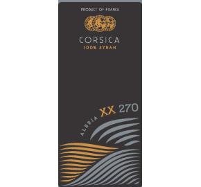 Aleria XX 270 - 100% Syrah - Corsica label