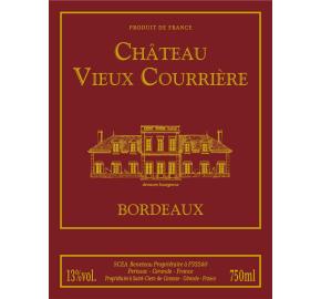 Chateau Vieux Courriere label