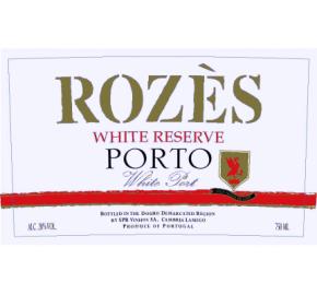 Rozes - White Reserve Porto label