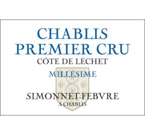 Simonnet Febvre - Chablis 1er Cru Cote de Lechet label