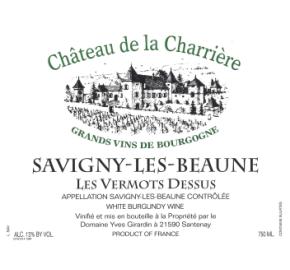 Chateau de la Charriere - Les Vermots Dessus label