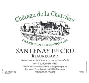 Chateau de la Charriere - Beauregard label