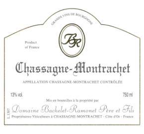 Domaine Bachelet Ramonet - Chassagne Montrachet  label