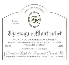 Domaine Bachelet Ramonet - Chassagne Montrachet 1er Cru La Grande Montagne label