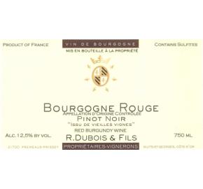 R.Dubois & Fils - Bourgogne Rouge Pinot Noir label