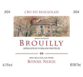 Bonne Neige - Brouilly label