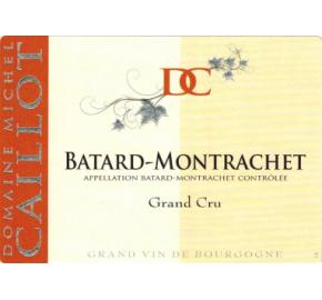 Domaine Caillot - Batard Montrachet label