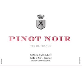 Colin Barollet - Pinot Noir label