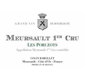 Colin Barollet - Meursault 1er Cru Les Poruzots label
