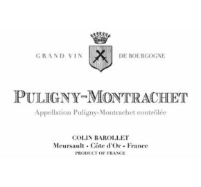 Colin Barollet - Puligny Montrachet label