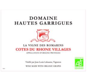 Domaine Hautes Garrigues label