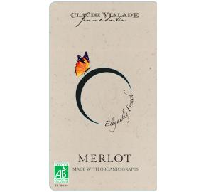 O by Claude Vialade - Merlot label