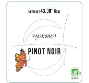 O by Claude Vialade - Pinot Noir label