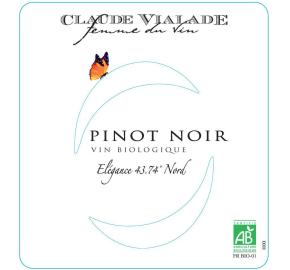 O by Claude Vialade - Pinot Noir label
