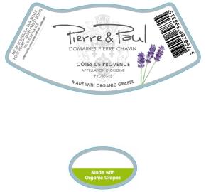 Pierre et Paul - Cotes de Provence Rose label