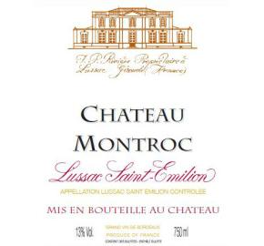 Chateau Montroc label