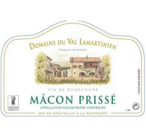 Domaine Du Val Lamartinien - Macon Prisse label