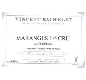 Domaine Vincent Bachelet Maranges 1er Cru La Fussière Vieilles Vignes label