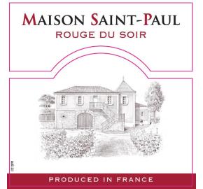 Maison Saint-Paul Rouge Du Soir label