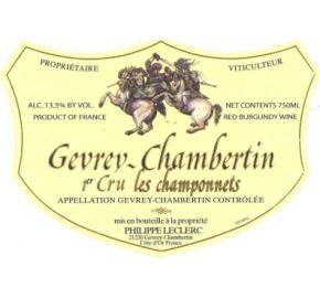 Domaine Philippe Leclerc - Gevrey-Chambertin 1er Cru Les Champonnets label